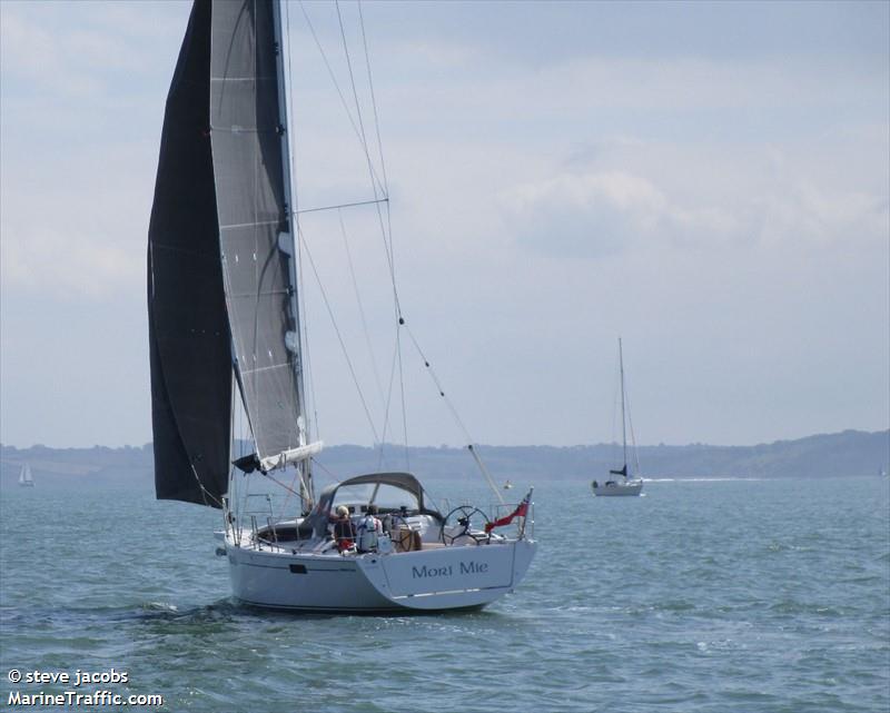 mori mie (Sailing vessel) - IMO , MMSI 232038094, Call Sign MJZG3 under the flag of United Kingdom (UK)