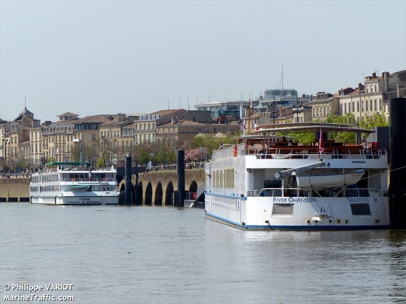 river chanson (Passenger Ship) - IMO 8968870, MMSI 256560000, Call Sign 9HXL8 under the flag of Malta