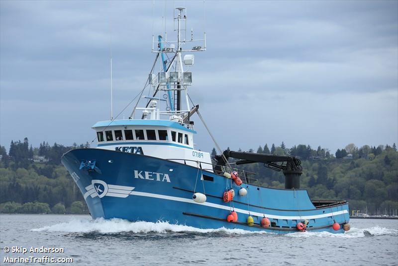 keta (Fishing vessel) - IMO , MMSI 303462000, Call Sign WDB9332 under the flag of Alaska