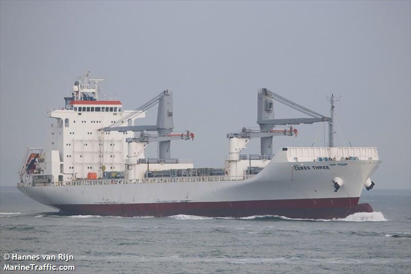 ceres three (Refrigerated Cargo Ship) - IMO 9172959, MMSI 311001084, Call Sign C6FE4 under the flag of Bahamas