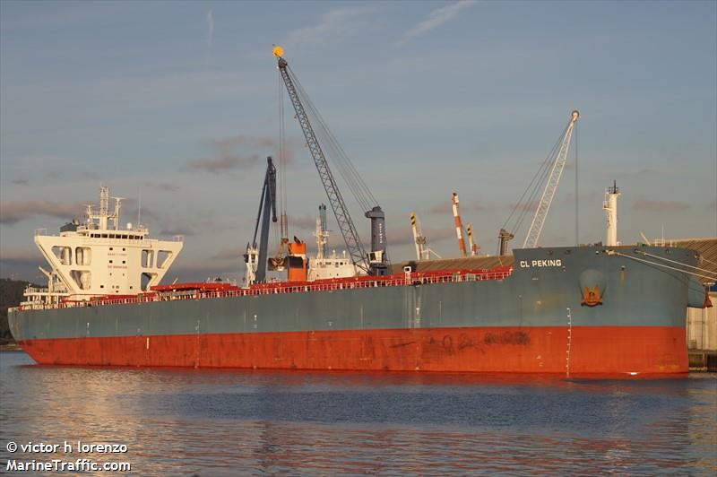 cl peking (Bulk Carrier) - IMO 9911599, MMSI 477722300, Call Sign VRUF6 under the flag of Hong Kong