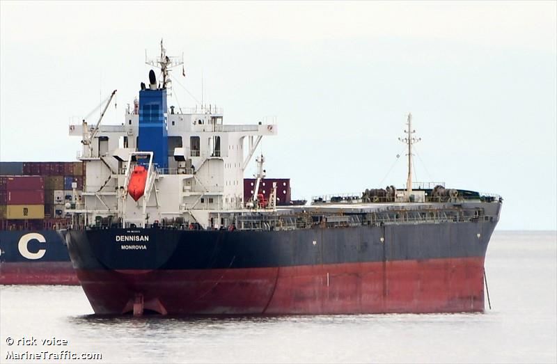 dennisan (Bulk Carrier) - IMO 9620633, MMSI 636020907, Call Sign 5LBH6 under the flag of Liberia