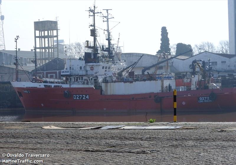 tango i (Fishing Vessel) - IMO 8721894, MMSI 701006385, Call Sign LW 2558 under the flag of Argentina
