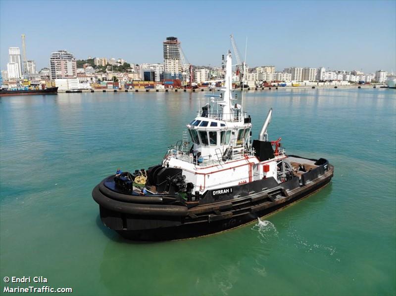 dyrrah i (Tug) - IMO 9406130, MMSI 201100183, Call Sign ZAD N9 under the flag of Albania