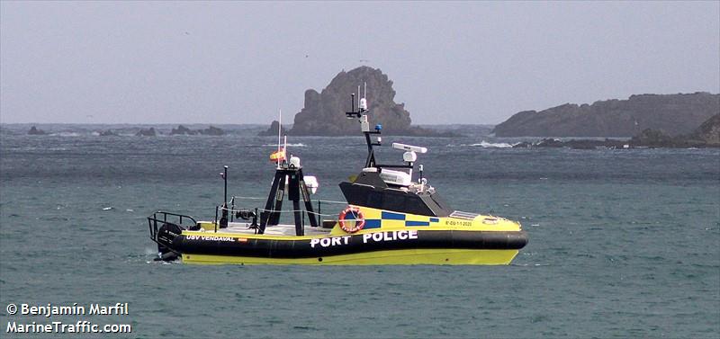 usv vendaval (Unknown) - IMO , MMSI 225989680 under the flag of Spain