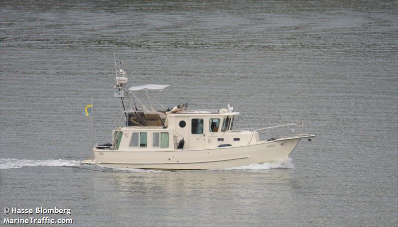 nanny (Pleasure craft) - IMO , MMSI 265738420, Call Sign 8SY2427 under the flag of Sweden