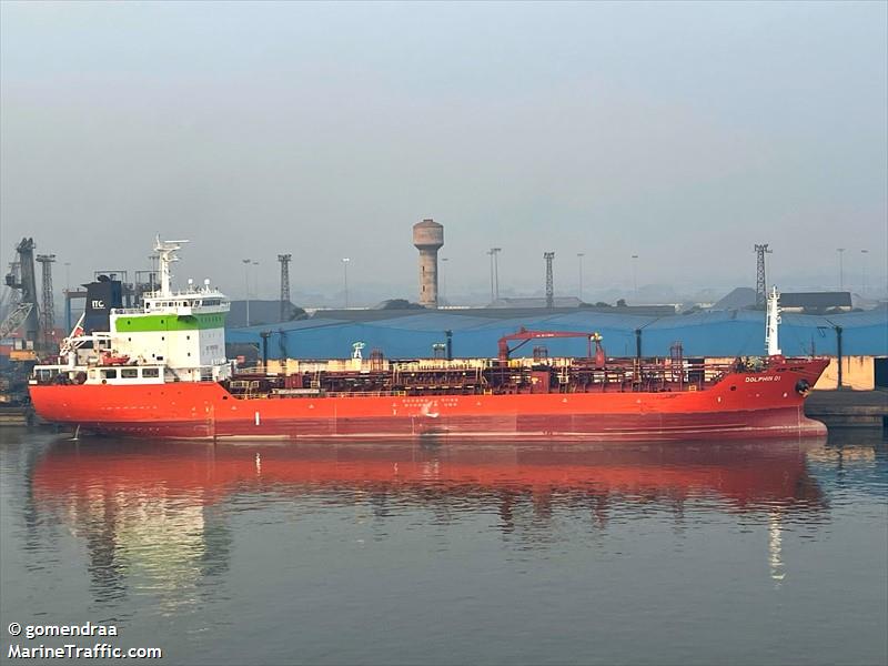 dolphin 01 (Chemical/Oil Products Tanker) - IMO 9337834, MMSI 352978276, Call Sign 3E3376 under the flag of Panama