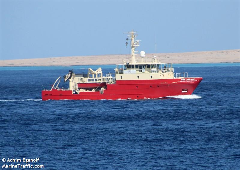 almaseh sultan (Research Vessel) - IMO 9752371, MMSI 403133000, Call Sign HZNH under the flag of Saudi Arabia