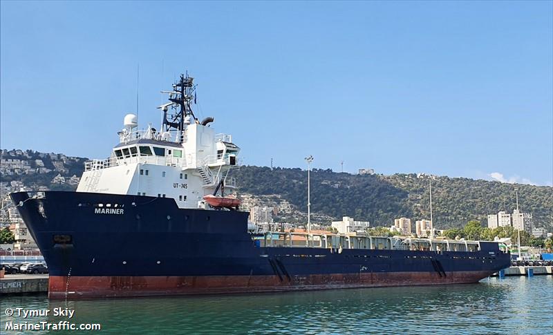 mariner (Offshore Tug/Supply Ship) - IMO 9244609, MMSI 428000409, Call Sign 4XJU under the flag of Israel