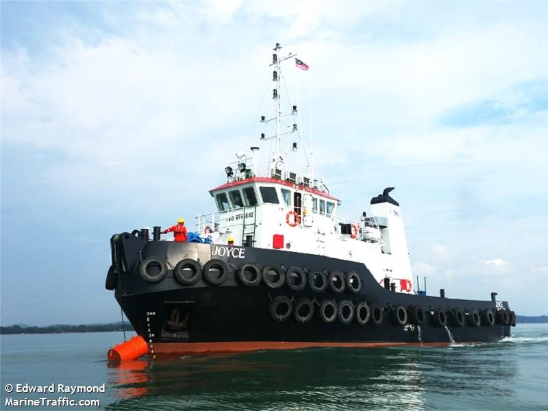 joyce (Tug) - IMO 9793612, MMSI 533180183, Call Sign 9MVR7 under the flag of Malaysia