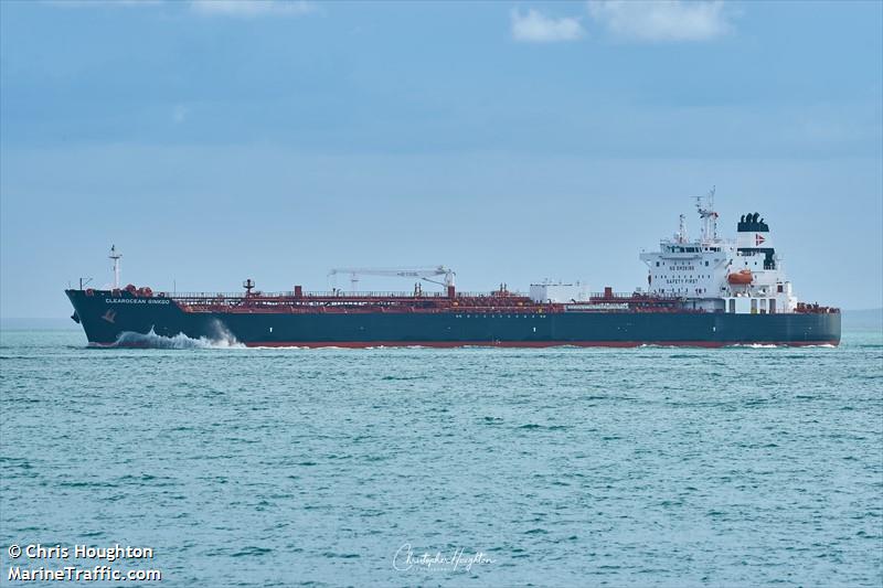 clearocean ginkgo (Chemical/Oil Products Tanker) - IMO 9916604, MMSI 563133700, Call Sign 9V7208 under the flag of Singapore