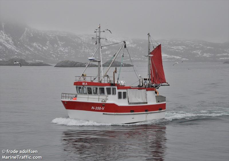 mia (Fishing vessel) - IMO , MMSI 257113440, Call Sign LK5112 under the flag of Norway