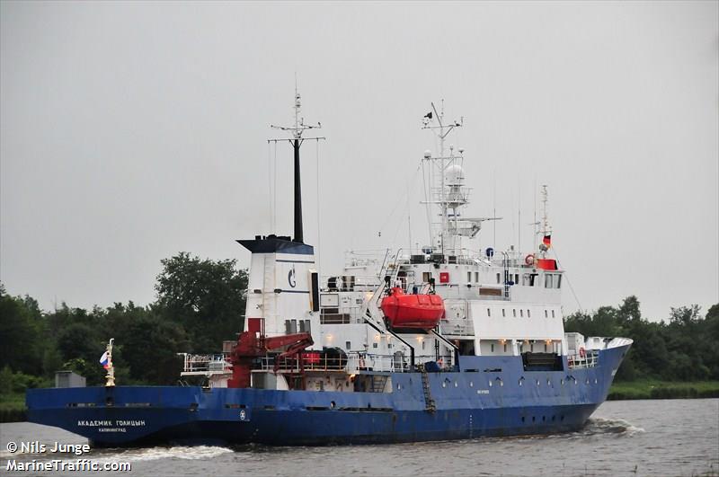 akademik golitsyn (Research Vessel) - IMO 8119003, MMSI 273451600, Call Sign UAIQ under the flag of Russia