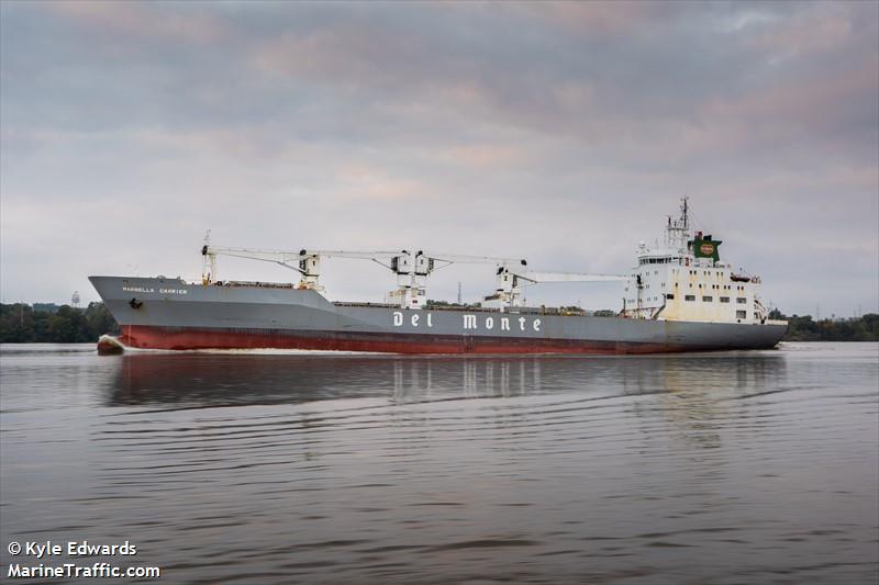 marbella carrier (Refrigerated Cargo Ship) - IMO 9063653, MMSI 538009565, Call Sign V7A4897 under the flag of Marshall Islands