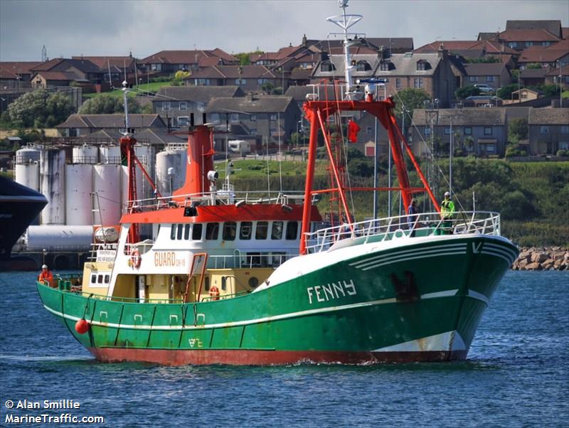 fenny guard vessel (Supply Tender) - IMO 8003450, MMSI 576010000, Call Sign YJVM4 under the flag of Vanuatu