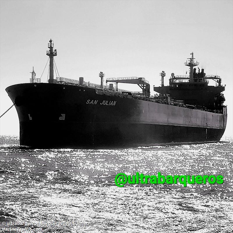 san julian (Oil Products Tanker) - IMO 9253765, MMSI 701080000, Call Sign LW 4200 under the flag of Argentina