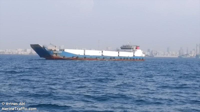 blue star x (Landing Craft) - IMO 9934010, MMSI 750250000, Call Sign 8RAQ1 under the flag of Guyana