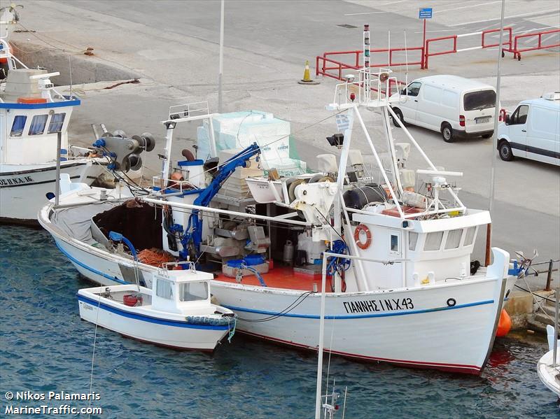 giannis 1 (Fishing vessel) - IMO , MMSI 239079000, Call Sign SW4051 under the flag of Greece