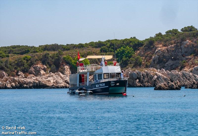 sea tech (Pleasure craft) - IMO , MMSI 271043556, Call Sign TC8705 under the flag of Turkey