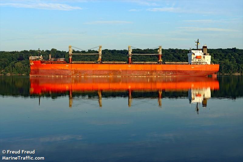 bay pearl (Bulk Carrier) - IMO 9460801, MMSI 311001087, Call Sign C6FE8 under the flag of Bahamas