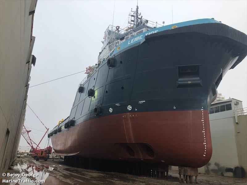 leibe tide (Offshore Tug/Supply Ship) - IMO 9513397, MMSI 345070371, Call Sign XCKX5 under the flag of Mexico