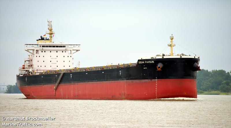 ocean favour (Bulk Carrier) - IMO 9919888, MMSI 477722800, Call Sign VRUA3 under the flag of Hong Kong