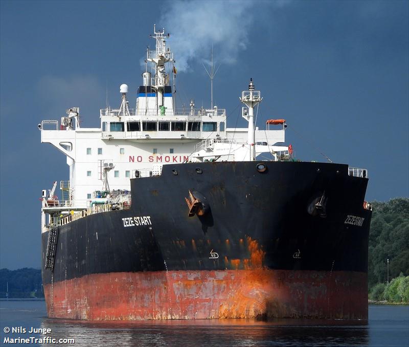 zeze start (Chemical/Oil Products Tanker) - IMO 9392781, MMSI 538009598, Call Sign V7A4939 under the flag of Marshall Islands