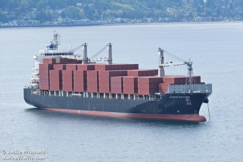 queen esther (Container Ship) - IMO 9700251, MMSI 636021198, Call Sign 5LCT5 under the flag of Liberia
