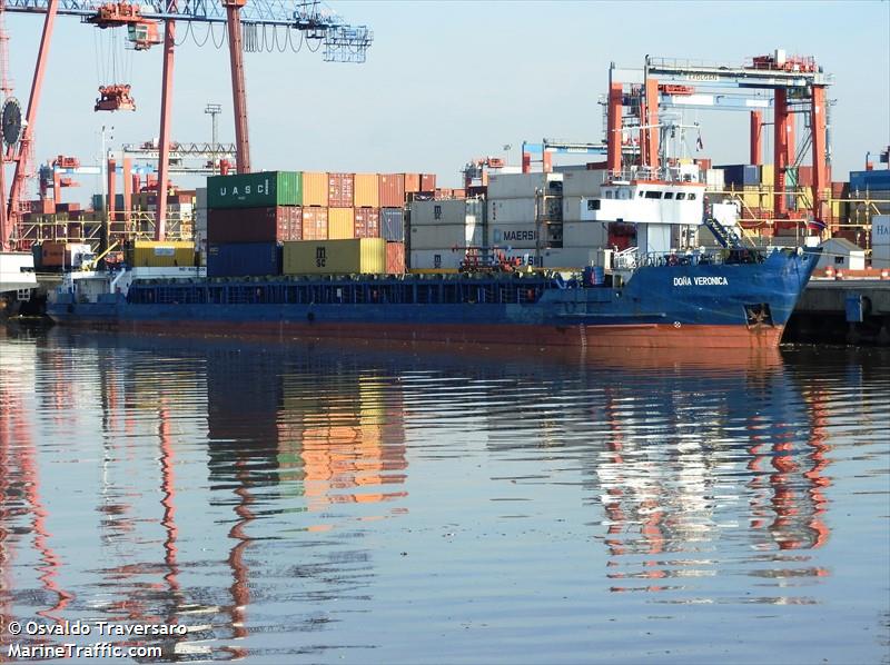 dona veronica (General Cargo Ship) - IMO 9052006, MMSI 755003454, Call Sign ZPEK under the flag of Paraguay