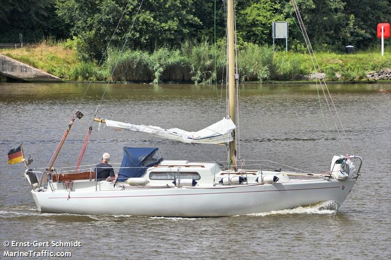 gipsy (Sailing vessel) - IMO , MMSI 211393060, Call Sign DD9510 under the flag of Germany