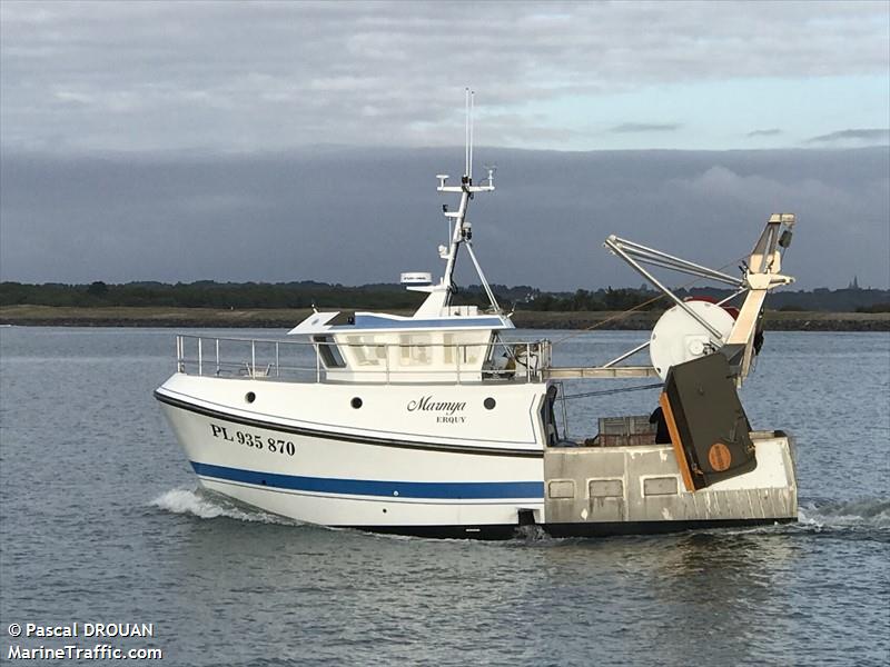 fv marmya (Fishing vessel) - IMO , MMSI 228048260, Call Sign FAH7236 under the flag of France