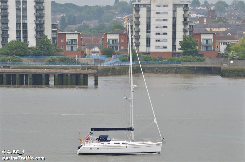 oyster of whitstable (Pleasure craft) - IMO , MMSI 235014677, Call Sign MDLX2 under the flag of United Kingdom (UK)