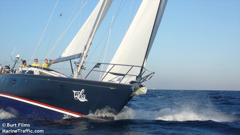 talia (Sailing vessel) - IMO , MMSI 235070186, Call Sign 2BXJ8 under the flag of United Kingdom (UK)