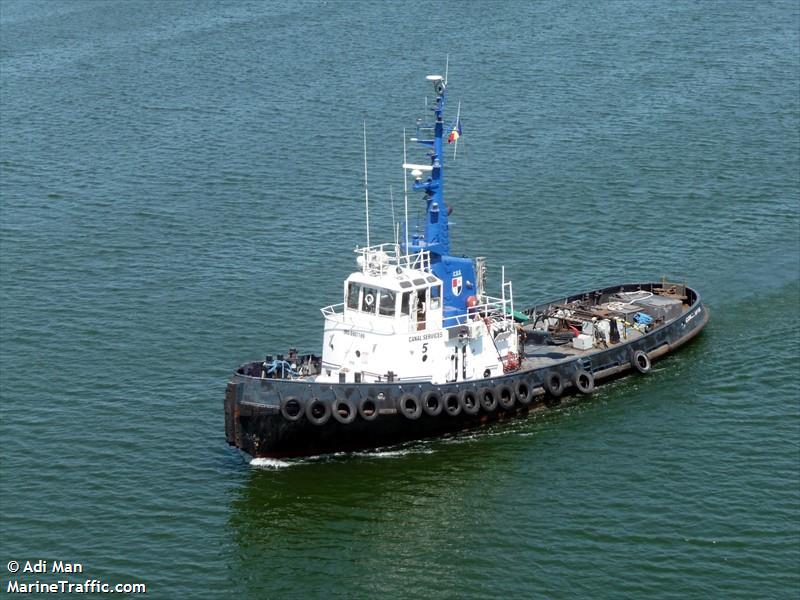 canal services 5 (Tug) - IMO 6907169, MMSI 264900236, Call Sign YQPC under the flag of Romania