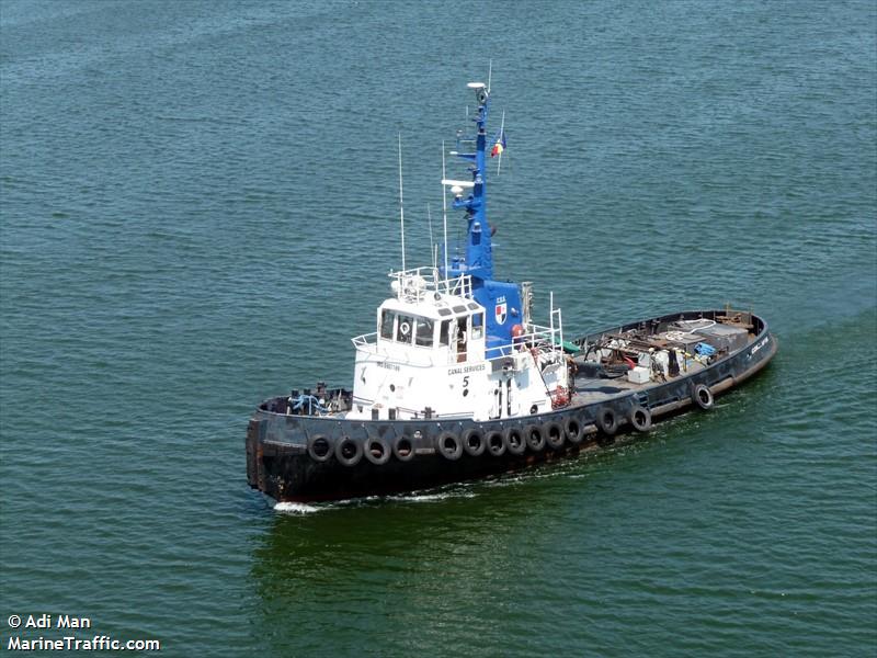 canal services 5 (Tug) - IMO 6907169, MMSI 264900236, Call Sign YQPC under the flag of Romania