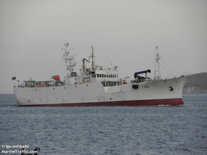 gurd (Fishing Vessel) - IMO 8821371, MMSI 273427690, Call Sign UBER9 under the flag of Russia
