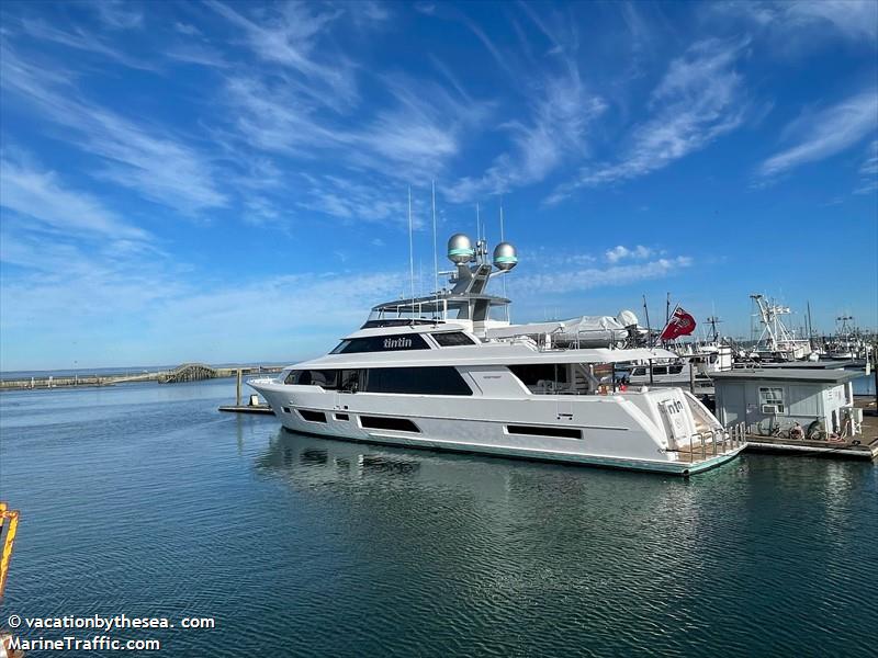 tintin (Yacht) - IMO 9949015, MMSI 319225700, Call Sign ZGQB8 under the flag of Cayman Islands