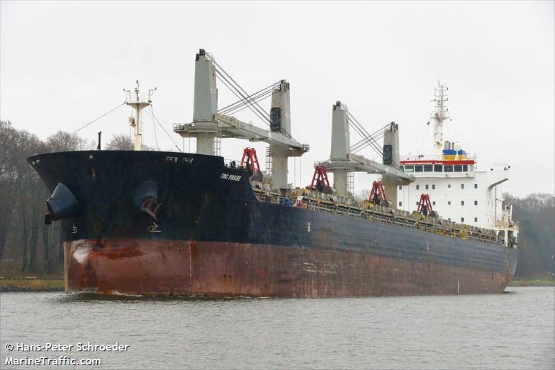 tbc praise (Bulk Carrier) - IMO 9595151, MMSI 352978240, Call Sign 3E3353 under the flag of Panama