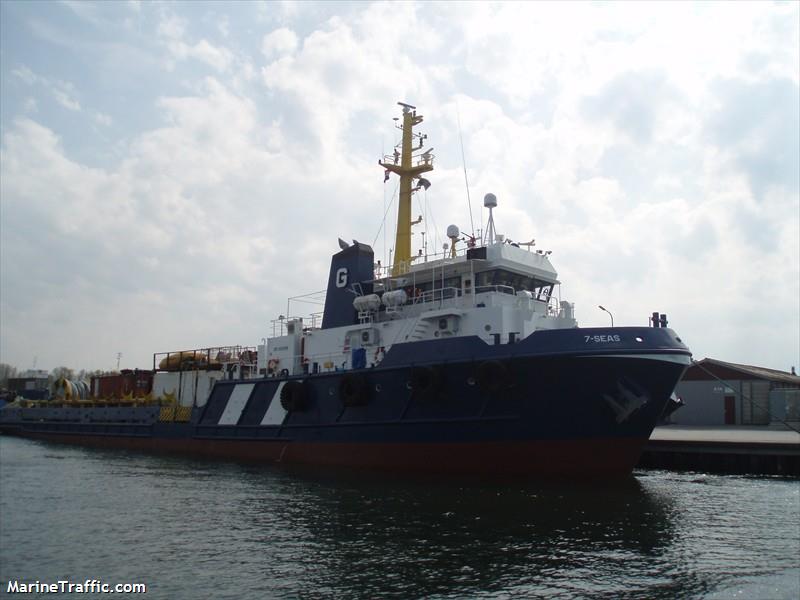 7 seas (Offshore Tug/Supply Ship) - IMO 8210118, MMSI 356786000, Call Sign HP9264 under the flag of Panama