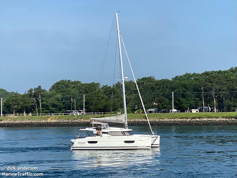 maracat (Pleasure craft) - IMO , MMSI 368204580, Call Sign WDM4241 under the flag of United States (USA)