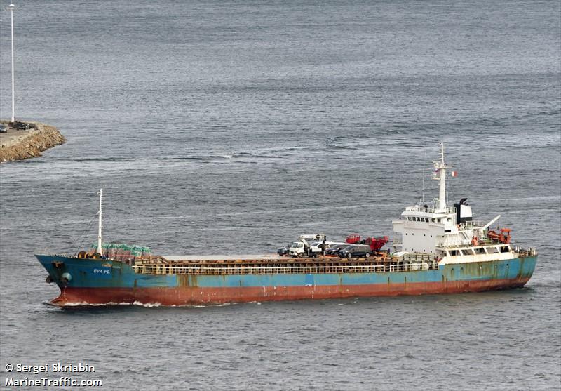 eva pl (General Cargo Ship) - IMO 9046447, MMSI 457307000, Call Sign JVSS7 under the flag of Mongolia