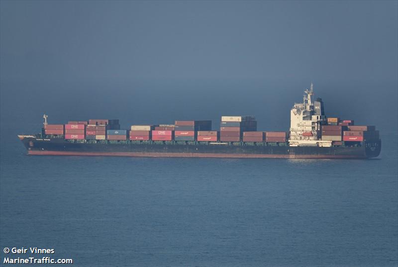 ganta bhum (Container Ship) - IMO 9315862, MMSI 563139700, Call Sign 9V7482 under the flag of Singapore