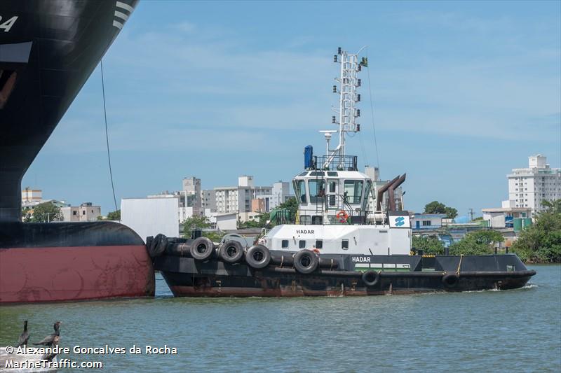 hadar (Tug) - IMO 9440631, MMSI 710011770, Call Sign PP8392 under the flag of Brazil