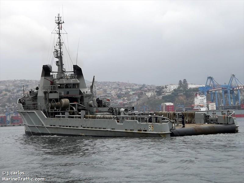 buque armada (Offshore Tug/Supply Ship) - IMO 7382419, MMSI 725000349, Call Sign BA under the flag of Chile