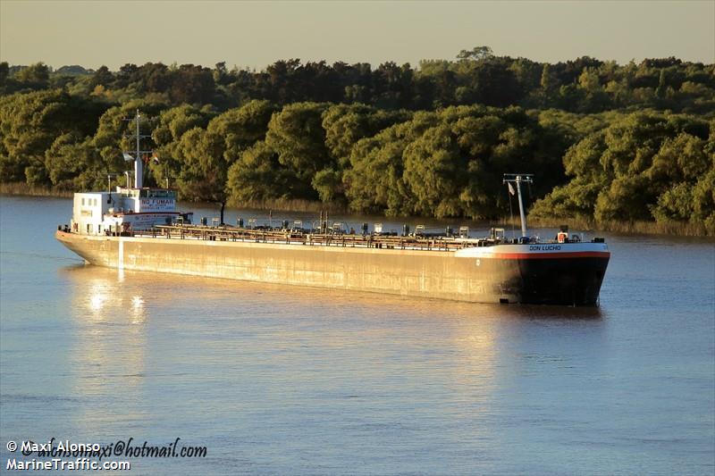 don lucho (Inland Tanker) - IMO 9034078, MMSI 755001631, Call Sign ZPTR under the flag of Paraguay
