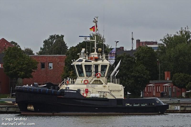 lloydsman (Tug) - IMO 9850513, MMSI 232038380, Call Sign MKCN7 under the flag of United Kingdom (UK)