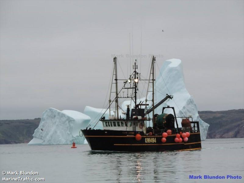 cape aaron (Fishing vessel) - IMO , MMSI 316002010, Call Sign CFD7564 under the flag of Canada