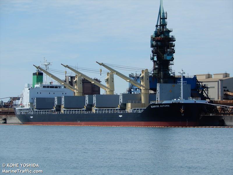 sunrise autumn (Bulk Carrier) - IMO 9920083, MMSI 352978272, Call Sign 3E3372 under the flag of Panama