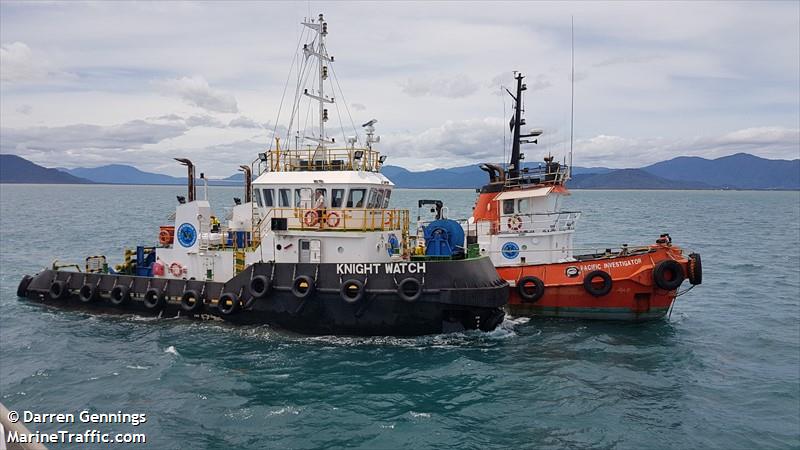 knight watch (Tug) - IMO 9841316, MMSI 503068650, Call Sign VMDX under the flag of Australia