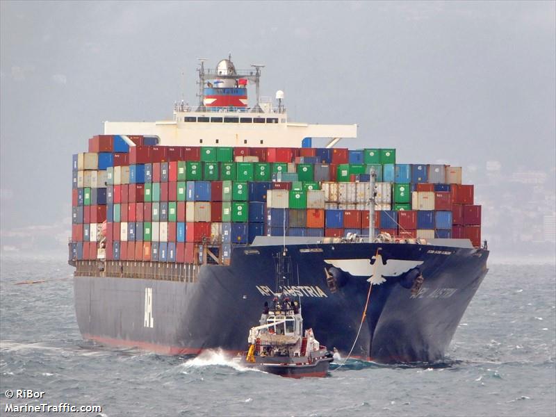 ts dubai (Container Ship) - IMO 9444285, MMSI 538009617, Call Sign V7A4962 under the flag of Marshall Islands
